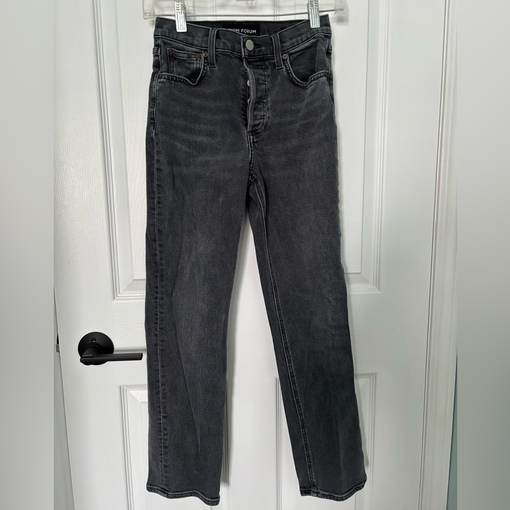 Denim Forum The Arlo High Rise Straight Size 24 28L - Picture 6 of 9